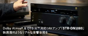 Dolby Atmos® & DTS:X™ΉI AVAvuSTR-DN1080vfق̂悤ȉԂ