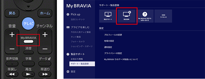 My Bravia{^ƂŃAvP[VN