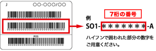 外箱のバーコード