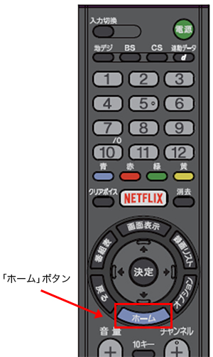 バージョンの確認方法｜本体アップデート情報 | テレビ ブラビア | ソニー