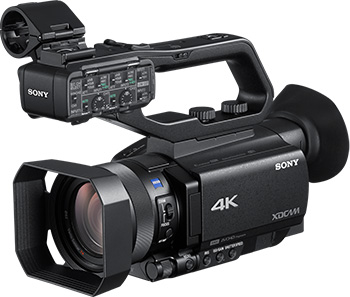 SONY FDR-AX700  ビデオライト
