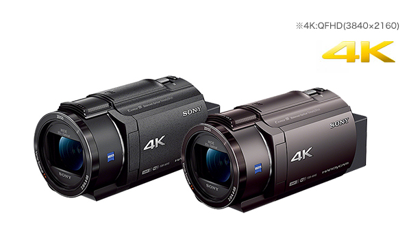 ソニー SONY FDR-AX45 ブラウン デジタル4Kビデオカメラ-