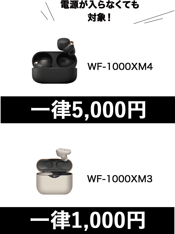 2024年夏 1000Xシリーズ下取りキャンペーン | ヘッドホン | ソニー