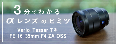 Vario-Tessar T* FE 16-35mm F4 ZA OSS | デジタル一眼カメラα ...