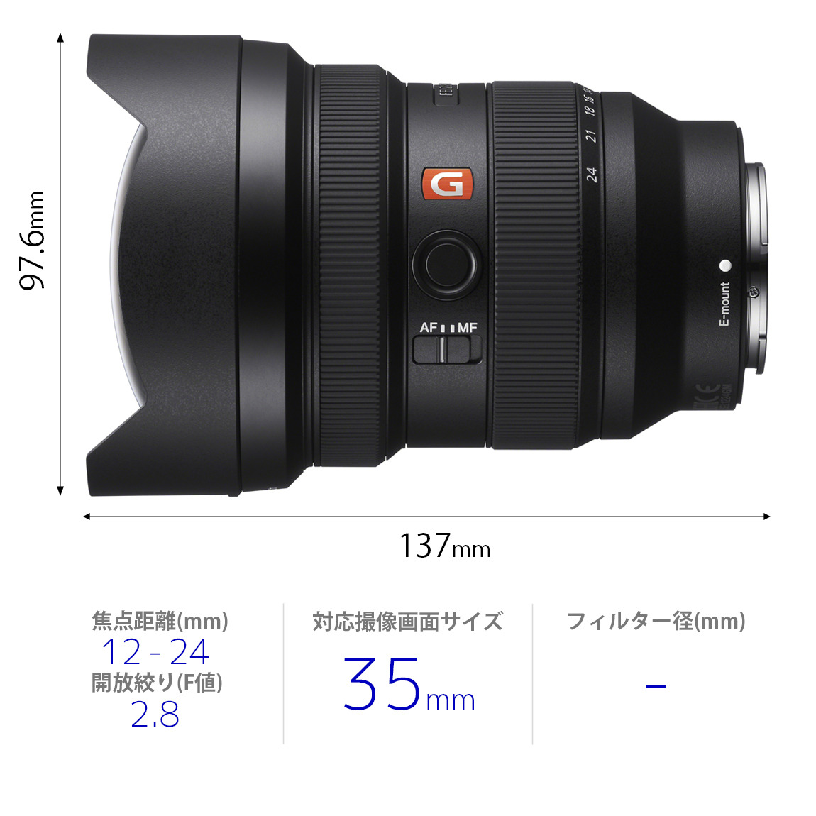 【美品】ソニー FE 12-24mm F2.8 GM 保証付GMレンズ