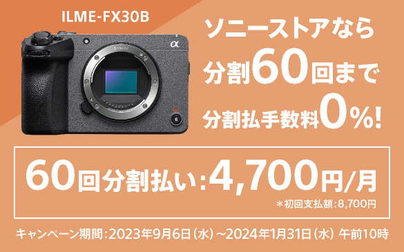 ILME-FX30 購入 | プロフェッショナルカムコーダー | ソニー