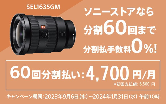 SEL1635GM デジタル一眼カメラα[Eマウント]用レンズカメラ