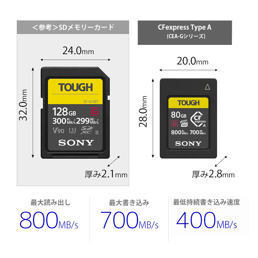 SONY ソニー CEA-G160T CFexpress Type A その他 ｜JJFISHCHICKENCOM