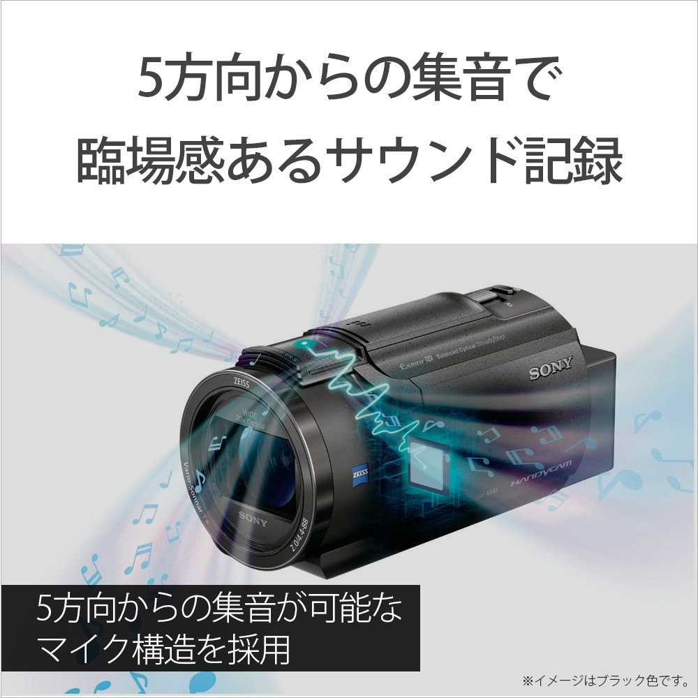 お買い得モデル YKsソニー ビデオカメラ FDR-AX60 4K 64GB 光学20倍 ブラック Handycam B