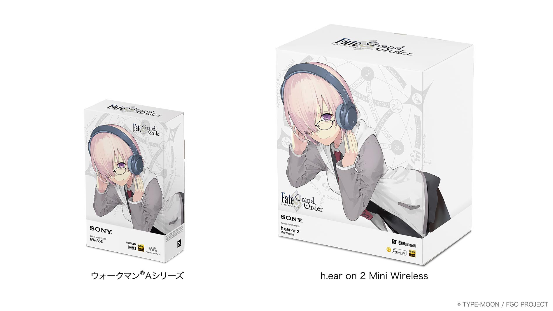 ウォークマン®Aシリーズ ＆ h.ear on 2 Mini Wireless『Fate/Grand Order』Edition |  ポータブルオーディオプレーヤー WALKMAN ウォークマン | ソニー