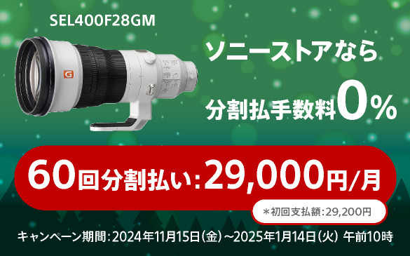 FE 400mm F2.8 GM OSS | デジタル一眼カメラα（アルファ） | ソニー