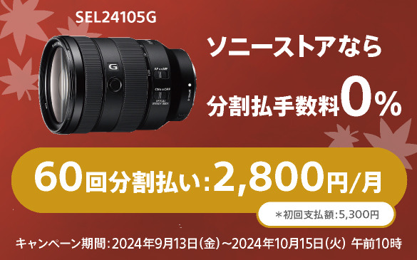 FE 24-105mm F4 G OSS 対応商品・アクセサリー | デジタル一眼カメラα（アルファ） | ソニー