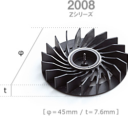 2008 ZV[Y mφ=45mm/t=7.6mmn