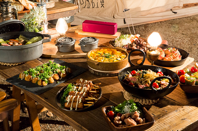 食事と「h.ear go」を合わせるシチュエーション