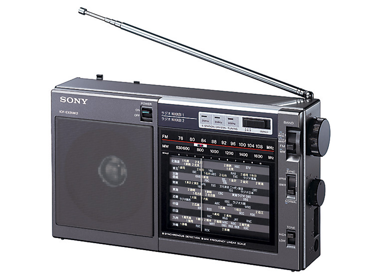 SONY ラジオ　ICF-EX5