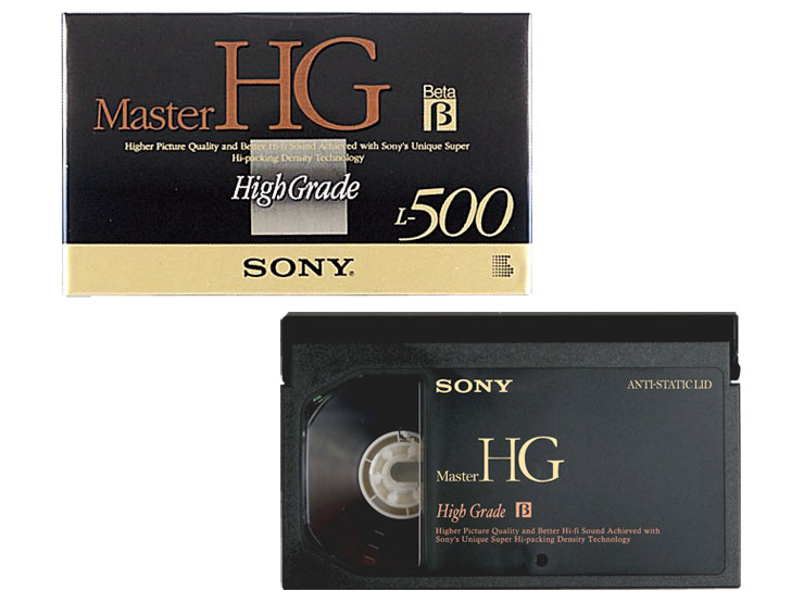 SONY  ビデオカセットテープ ベータ  2本