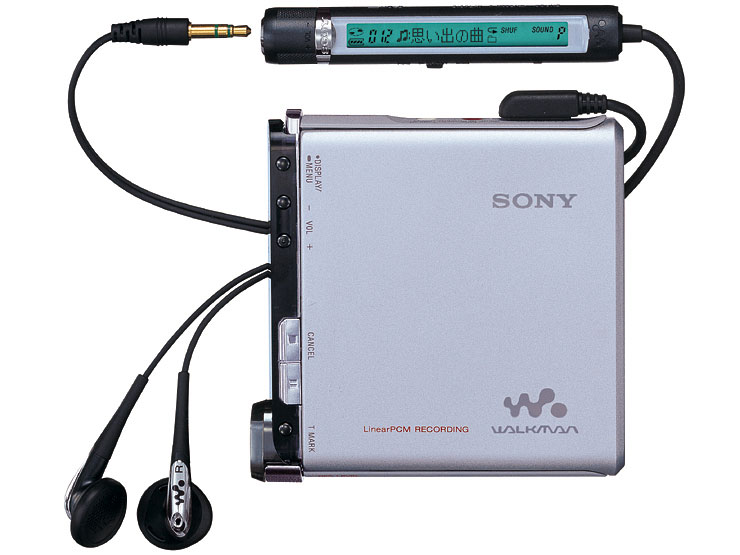 オーディオ機器SONY Hi-MD ウォークマン本体+付属品 - ポータブル 