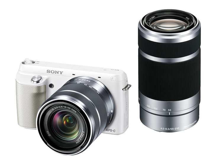 SONY NEX−F3 ズームレンズセットカメラ-