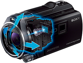 HDR-PJ800 特長 : 空間光学手ブレ補正 | デジタルビデオカメラ 