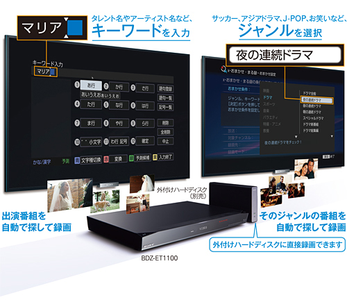SONY BDZ-ET1000 内蔵HDD純正品交換済み ３番組同時録画 ソニー 激安 