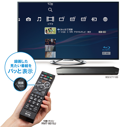 初売り】 SONY ブルーレイ BDZ-EW1100 Blu-ray レコーダー - powertee.com
