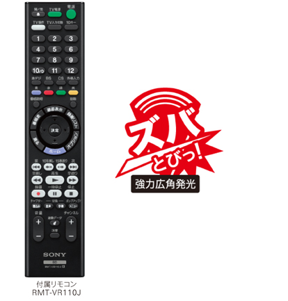 SONY ブルーレイディスクレコーダー BDZ-ZW1000 カードリモコン付