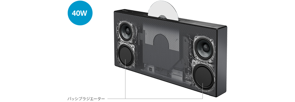 SONY パーソナルオーディオシステム　CMT-X5CDSONYカラーブラック