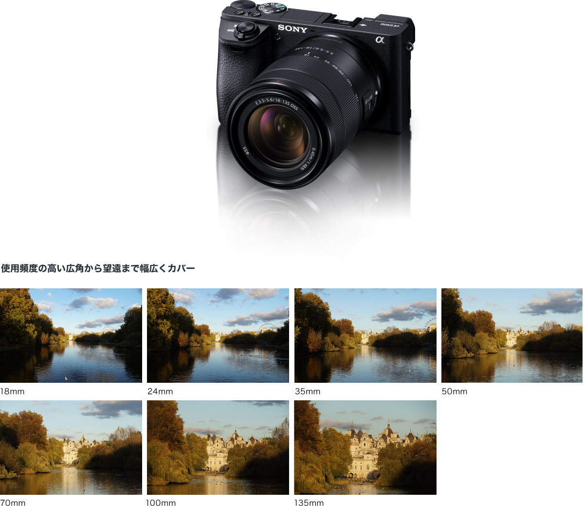 E 18-135mm F3.5-5.6 OSS 特長 | デジタル一眼カメラα（アルファ ...