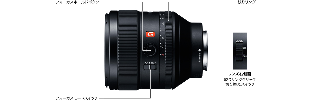FE 85mm F1.4 GM 特長 | デジタル一眼カメラα（アルファ） | ソニー