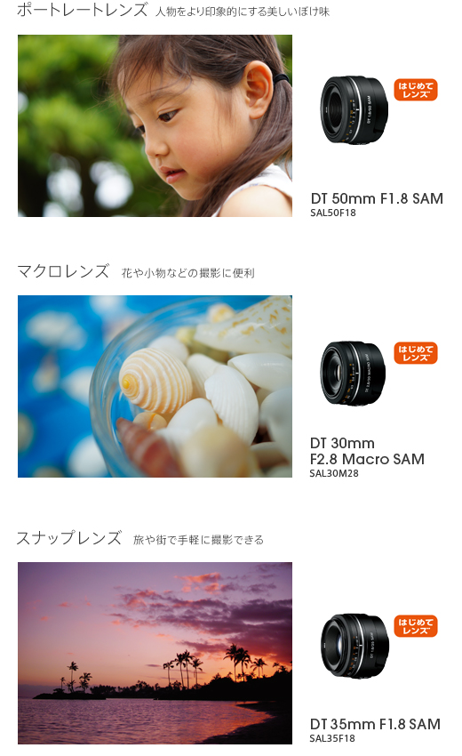 Sony 単焦点レンズ(E 35mm F1.8 OSS)