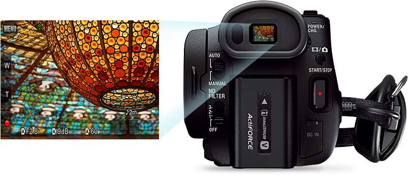 FDR-AX100 特長 : 便利な撮影機能 | デジタルビデオカメラ Handycam
