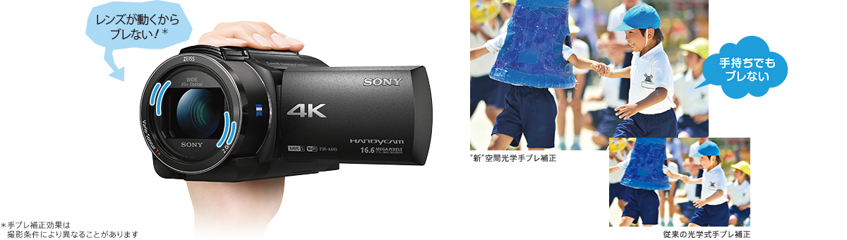 ソニー ビデオカメラ FDR-AX55 4K 64GB 光学20倍 ブラック Handycam FDR-AX55 BC - 3