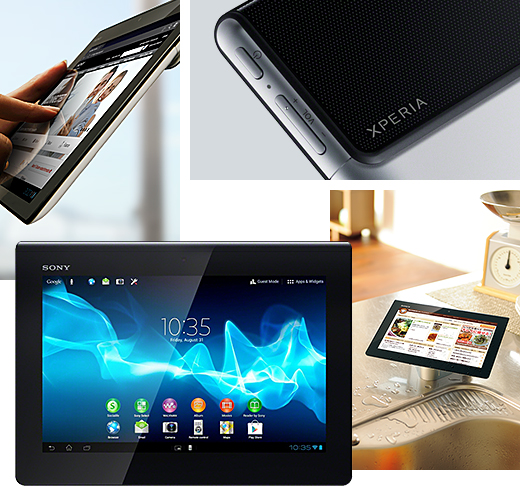 Xperia(TM) Tablet S 特長 : コンセプト＆デザイン | Xperia(TM ...