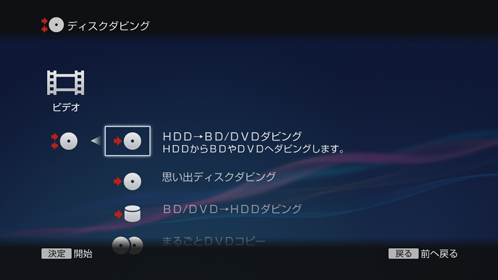 ディスクにコピーしたい タイトルダビング コピー ダビングする 13 使いかたマニュアル ブルーレイディスク Dvdレコーダー サポート お問い合わせ ソニー