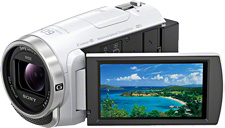 デジタルHDビデオカメラ HDR-CX680-W ホワイト　保証書在中