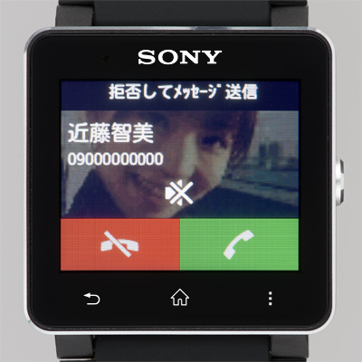 未使用品★SONY Smart Watch２スマートフォン/携帯電話