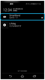 Accessory Battery Monitoringの画面