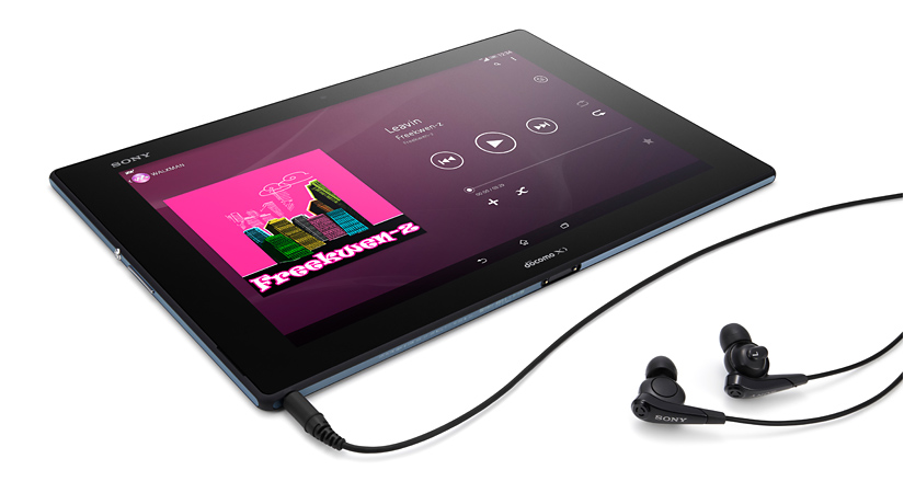 Xperia™ Z2 Tablet SO-05F | AUDIO | Xperia（エクスペリア） | ソニー